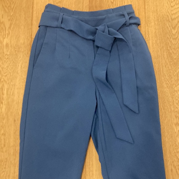 Dynamite Paperbag Blue Slacks - Picture 1 of 4